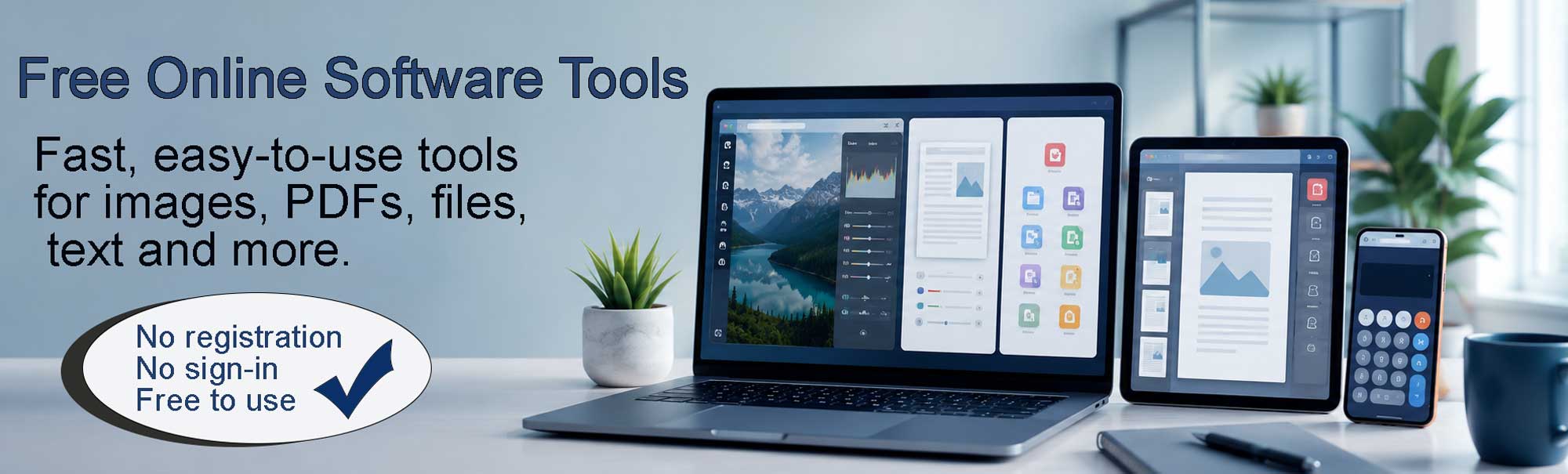 Free online software tools